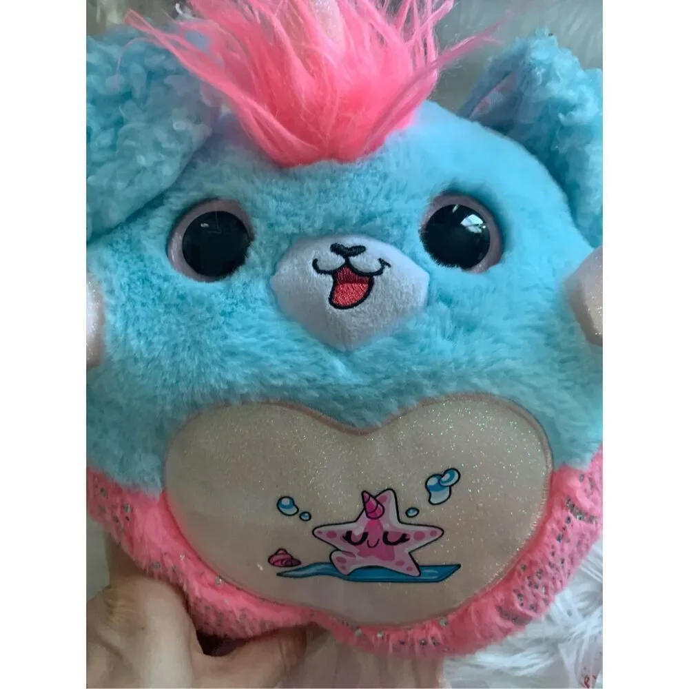 Mermaidcorn Plush Toy with 35 Surprises Magic Egg Water Globe Glitter Tail